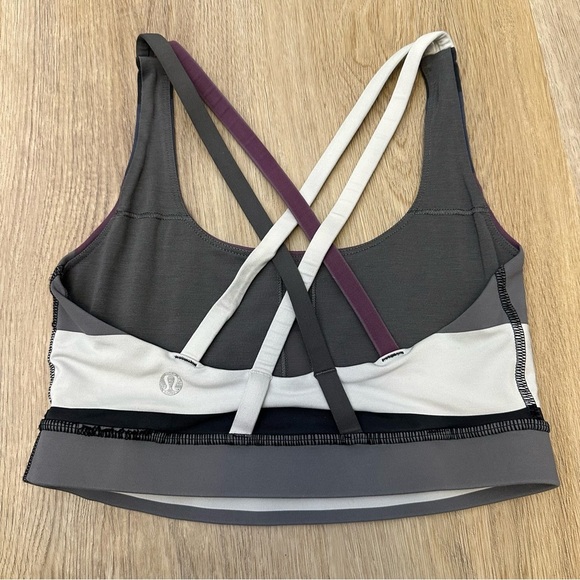 Lululemon Athletica Striped Energy Bra size 2 - Picture 3 of 7